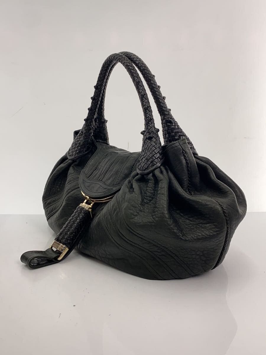 FENDIFENDI SPY BAG Handbag Leather BLK All Over Pattern 2