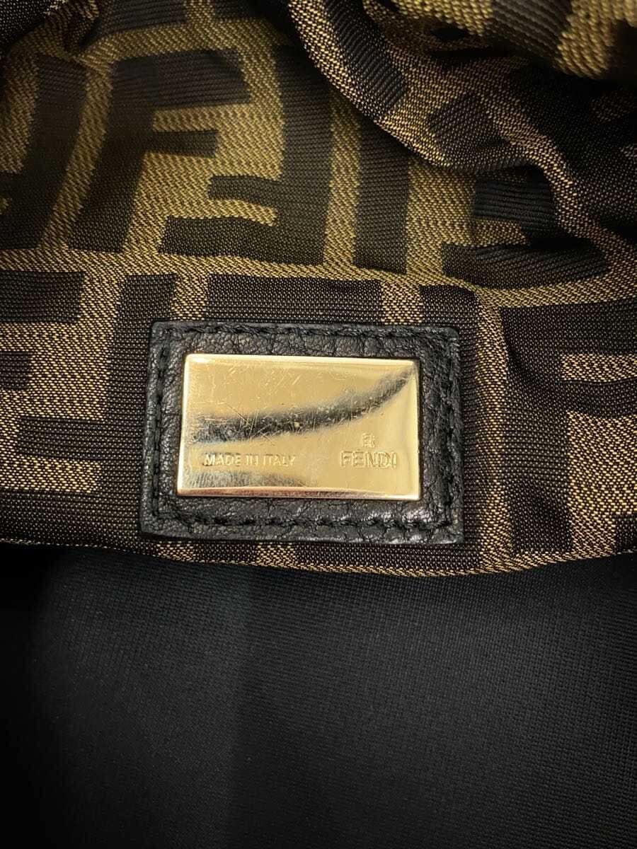 FENDIFENDI SPY BAG Handbag Leather BLK All Over Pattern 5