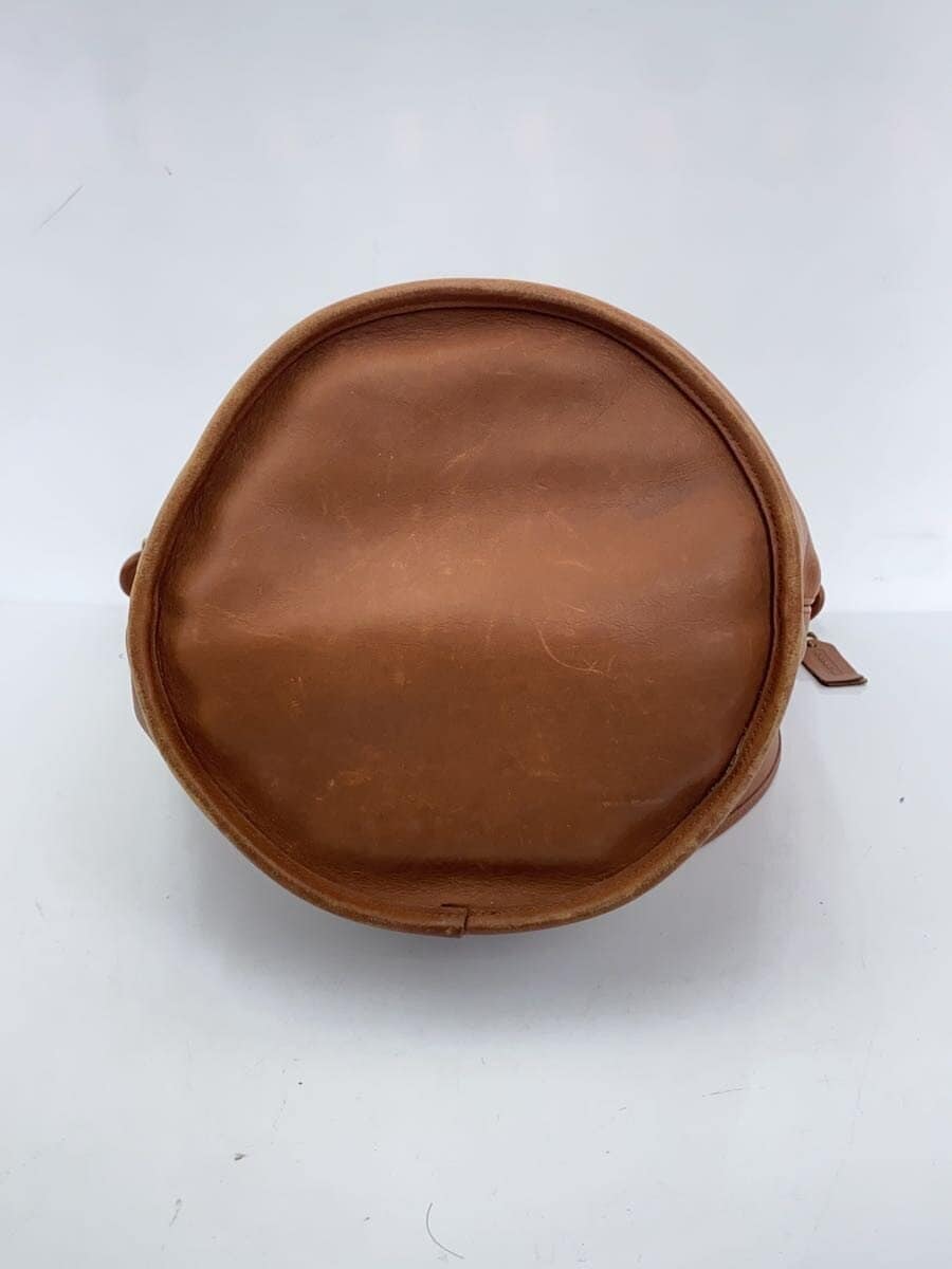 COACHOLD COACH 90s Shoulder Bag Leather BRW Solid 9085 4