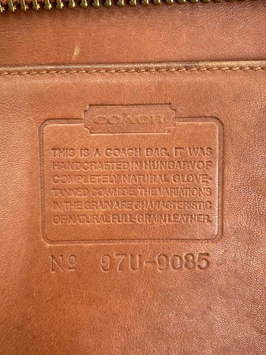 COACHOLD COACH 90s Shoulder Bag Leather BRW Solid 9085 5