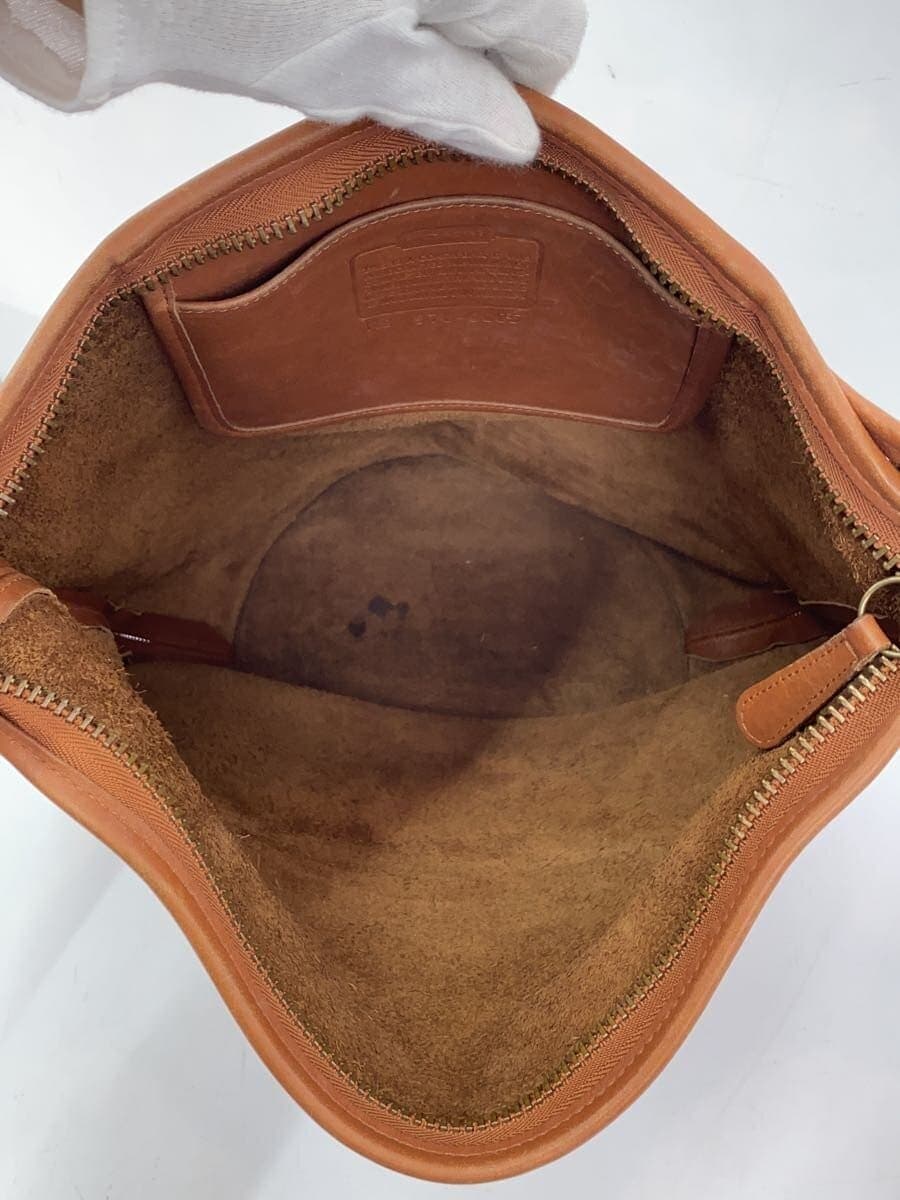 COACHOLD COACH 90s Shoulder Bag Leather BRW Solid 9085 6