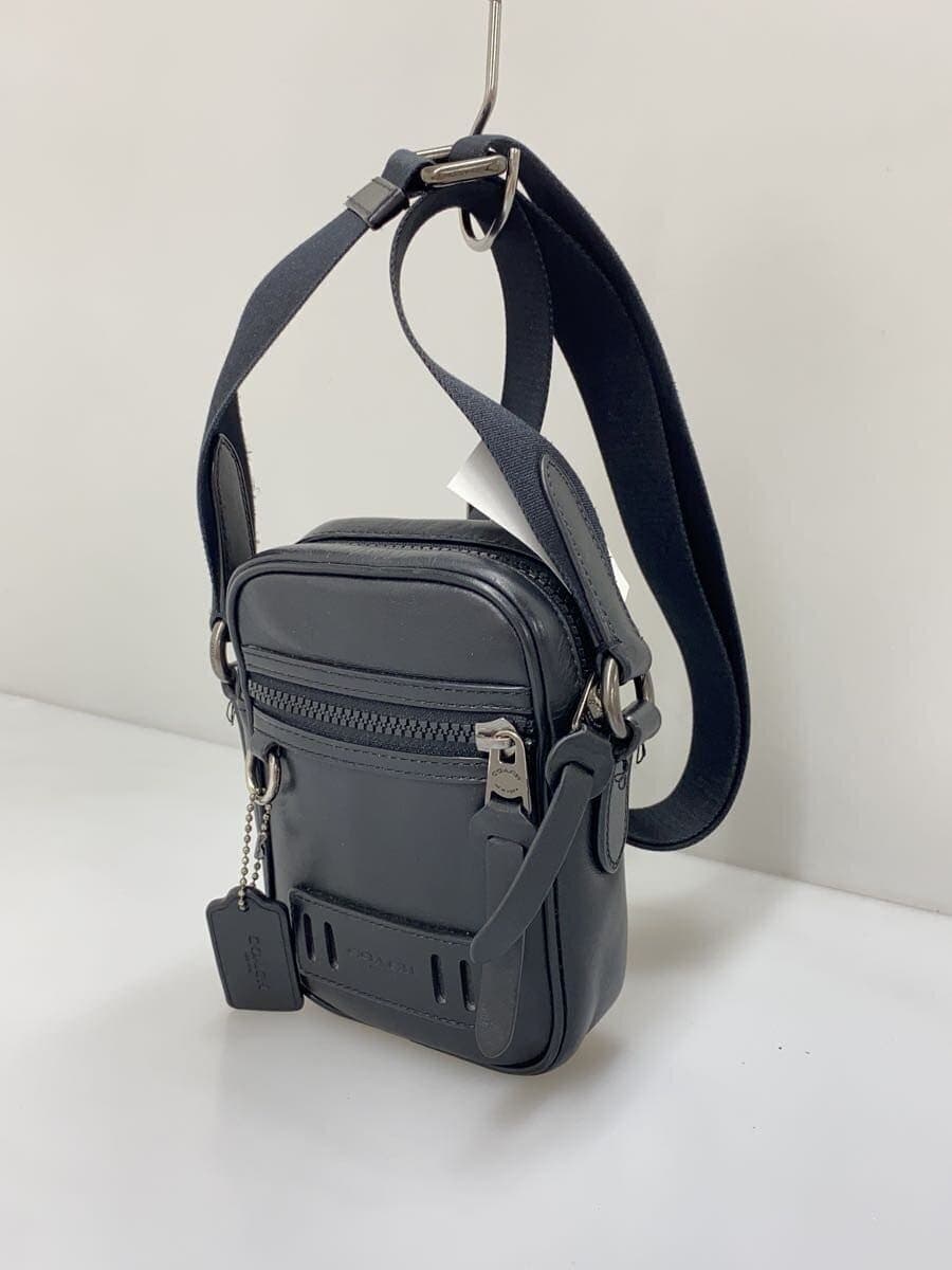 COACH Shoulder Bag Leather BLK 2