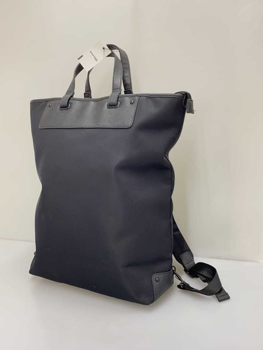 BEAMS backpack -- BLK plain 2