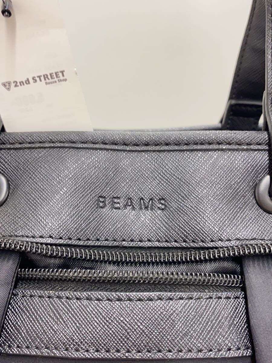 BEAMS backpack -- BLK plain 5