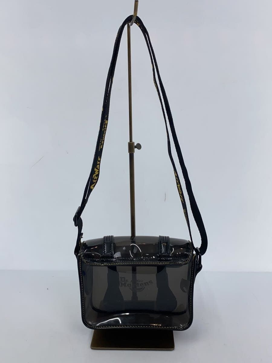 Dr. Martens 7-inch Clear PU Satchel Bag Shoulder Bag Patent BLK AC917014 3