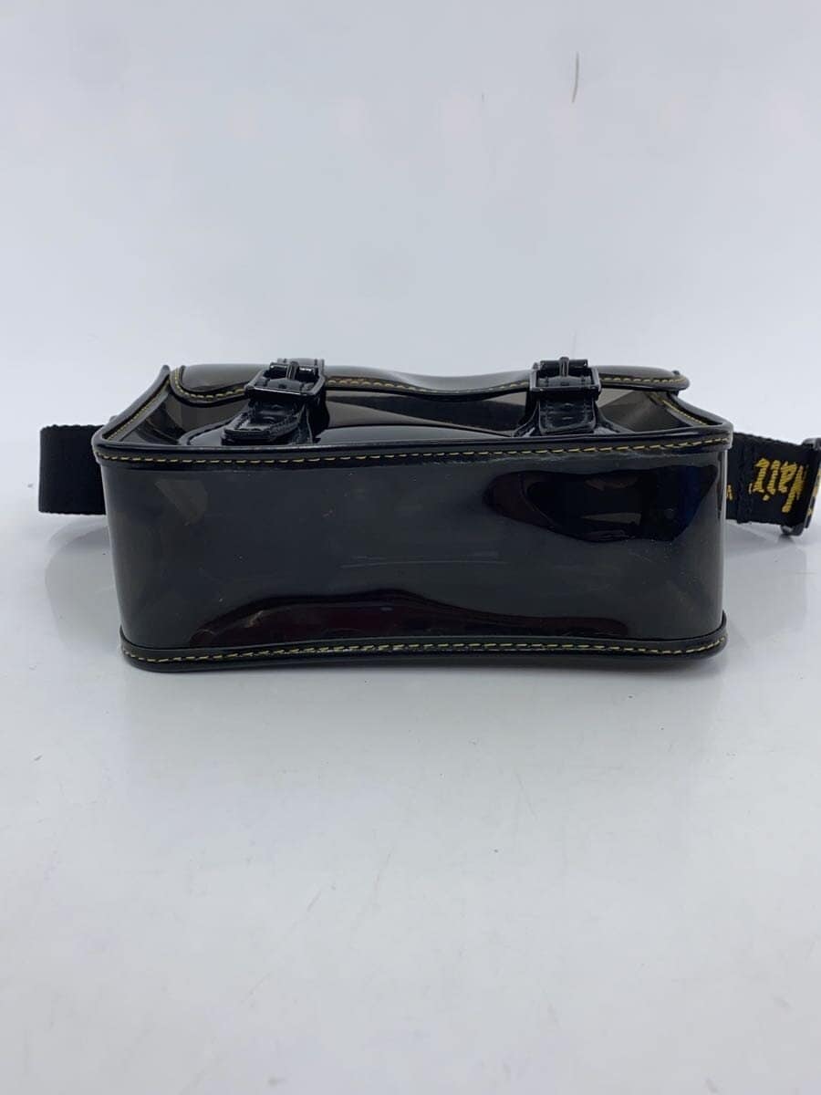 Dr. Martens 7-inch Clear PU Satchel Bag Shoulder Bag Patent BLK AC917014 4