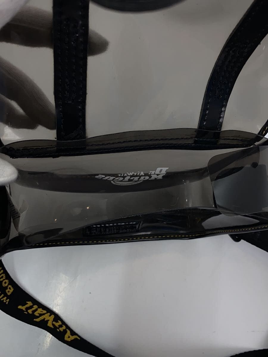 Dr. Martens 7-inch Clear PU Satchel Bag Shoulder Bag Patent BLK AC917014 6