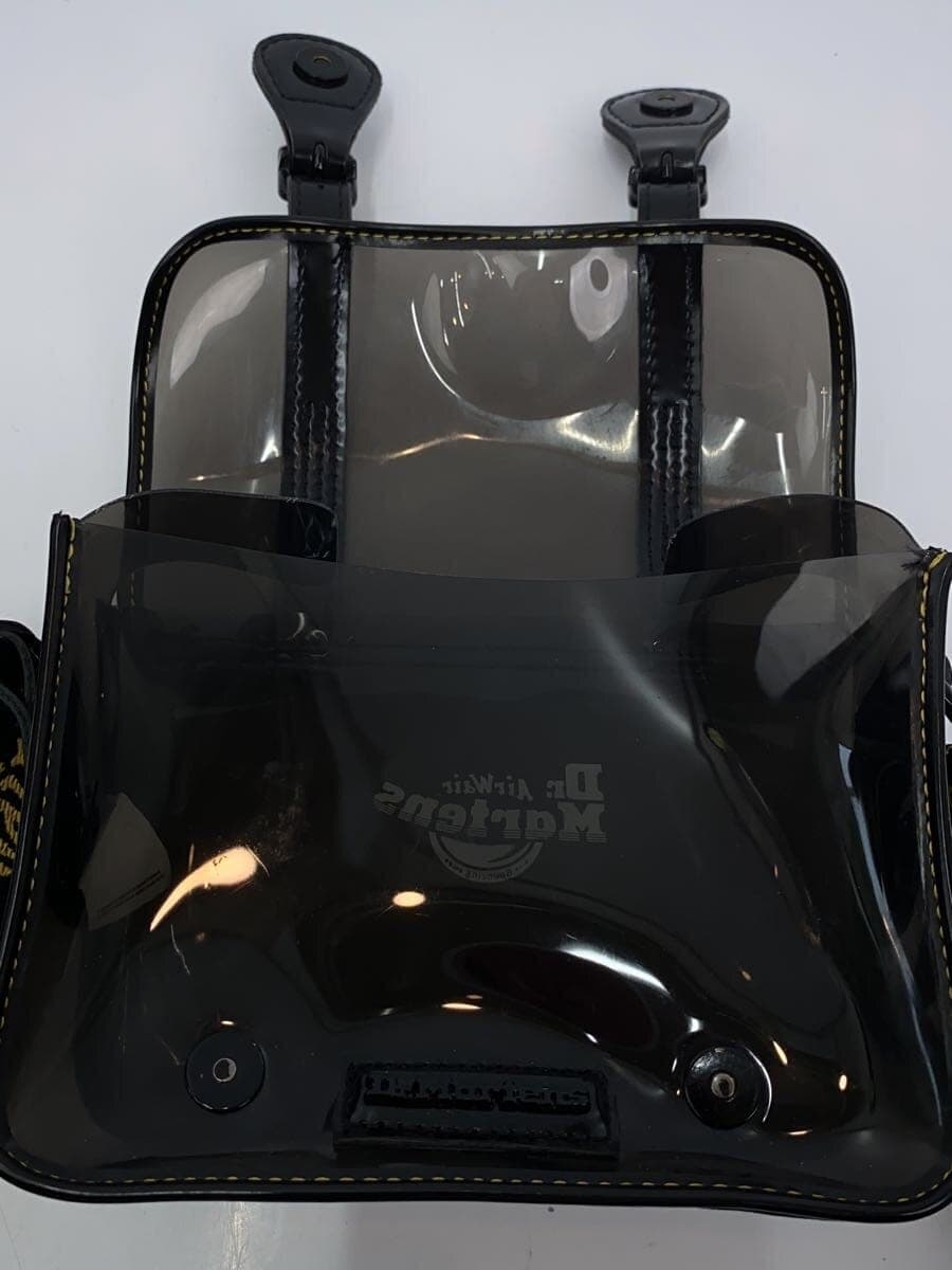 Dr. Martens 7-inch Clear PU Satchel Bag Shoulder Bag Patent BLK AC917014 8