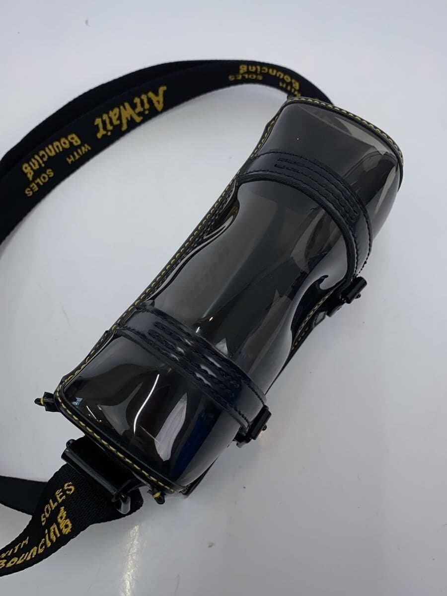 Dr. Martens 7-inch Clear PU Satchel Bag Shoulder Bag Patent BLK AC917014 9