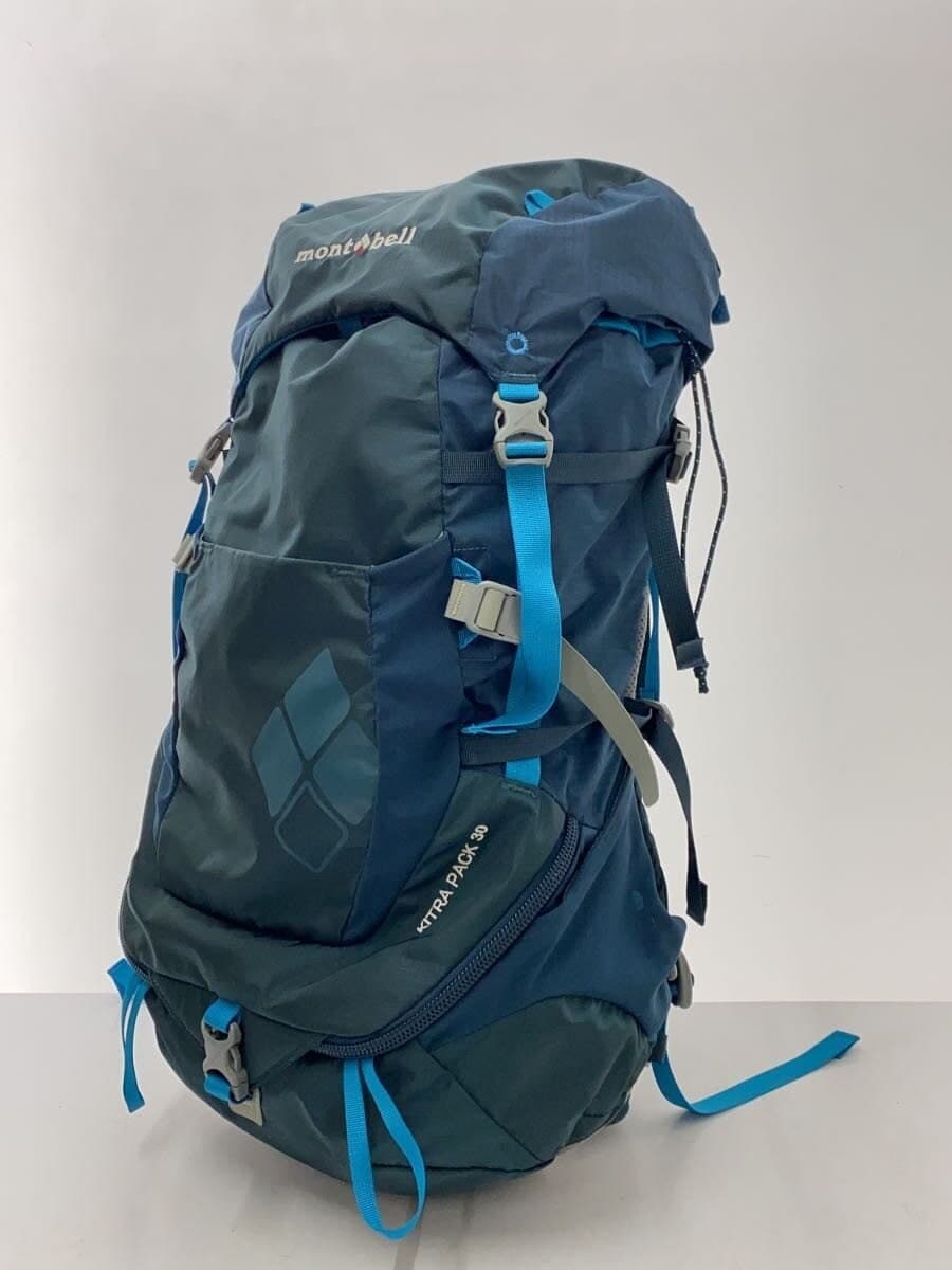 mont-bell backpack nylon blue solid color 2