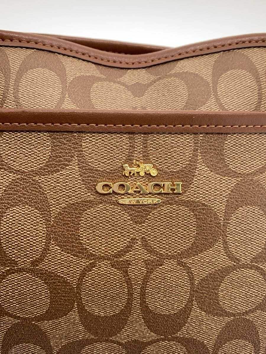 COACH Handbag PVC BEG All Over Pattern F29210 5