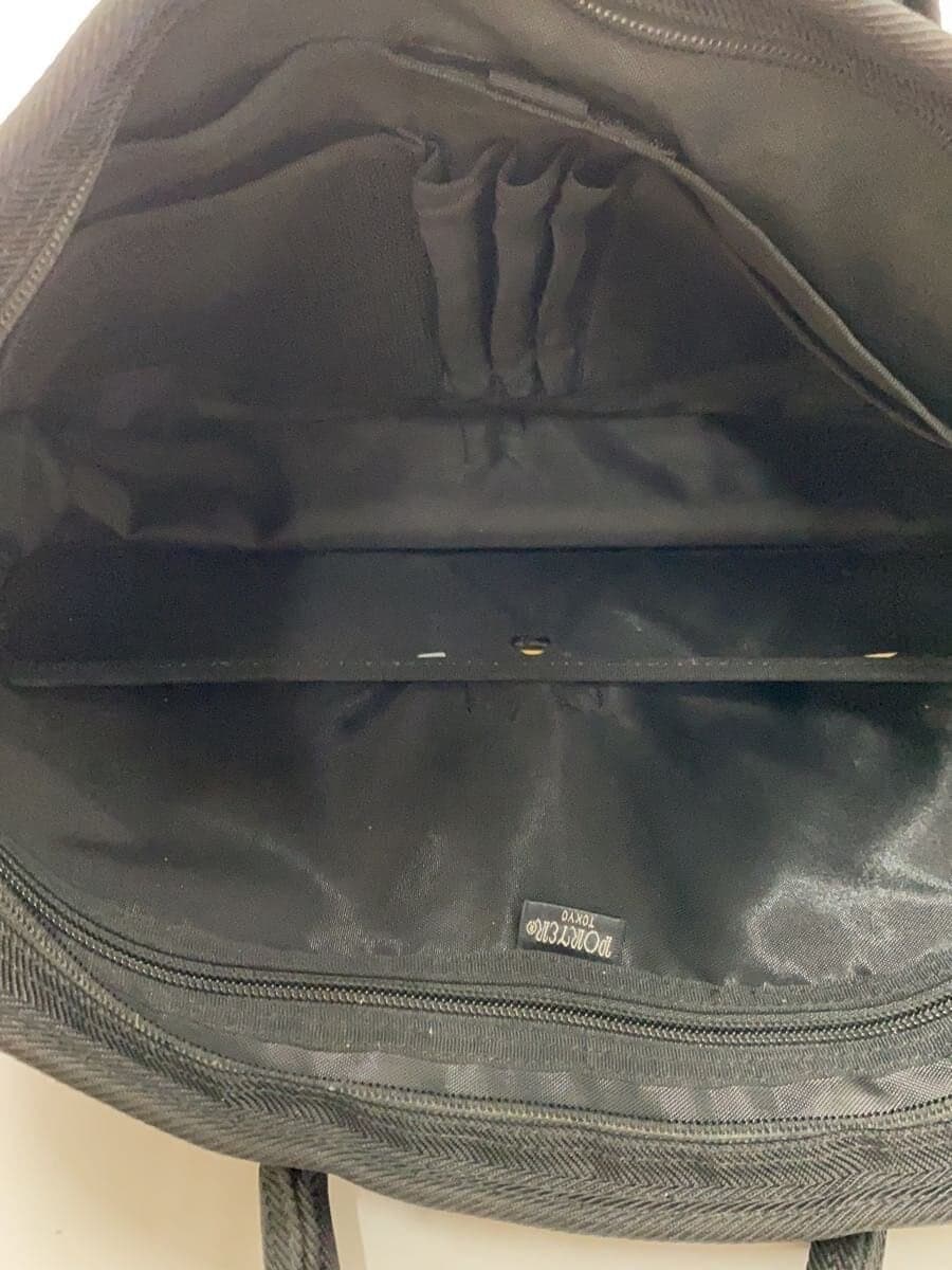 PORTER tote bag -- BLK solid color 6