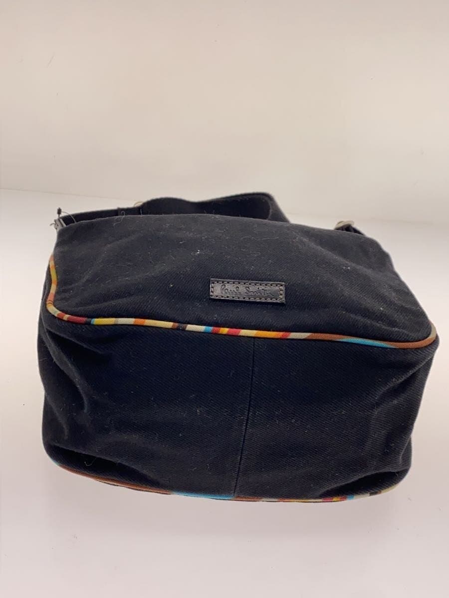 Paul Smith Shoulder Bag Cotton BLK Solid 4