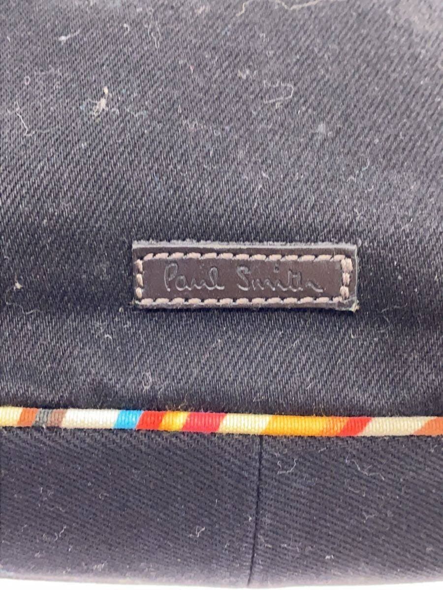 Paul Smith Shoulder Bag Cotton BLK Solid 5