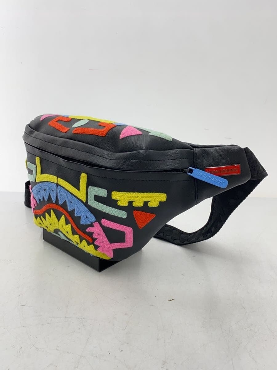 SPRAYGROUND Waist Bag -- BLK All-over pattern 2