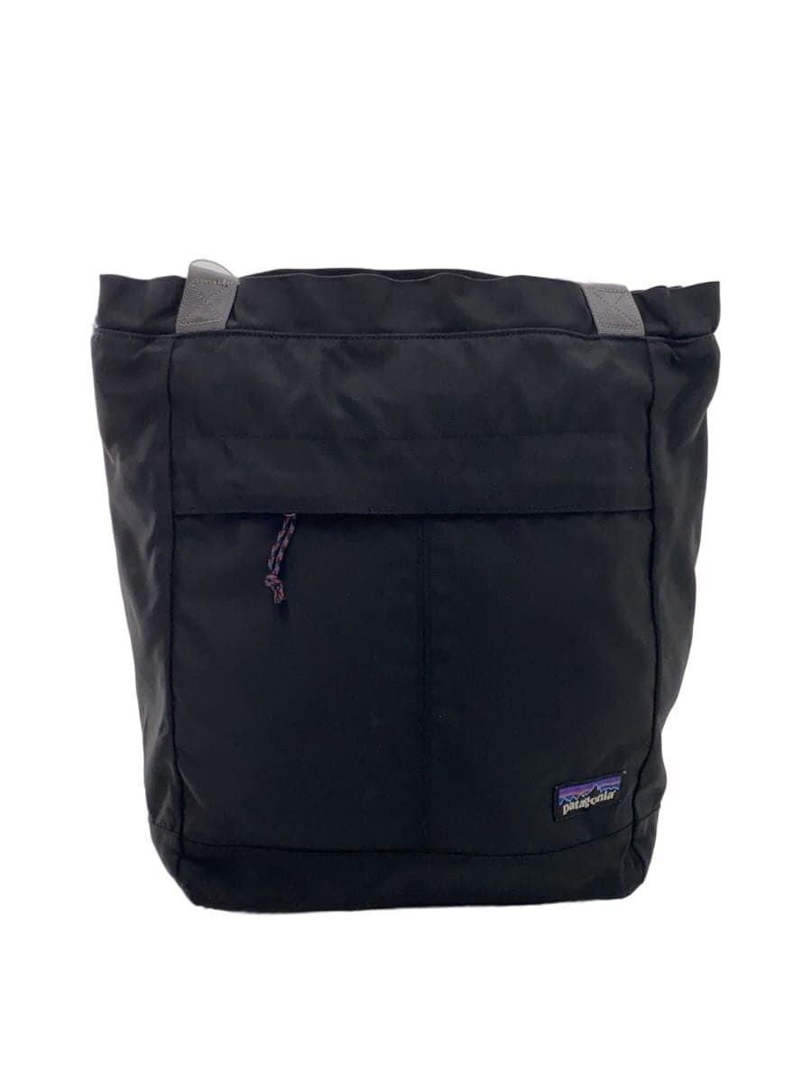 Patagonia tote bag nylon black plain 48775