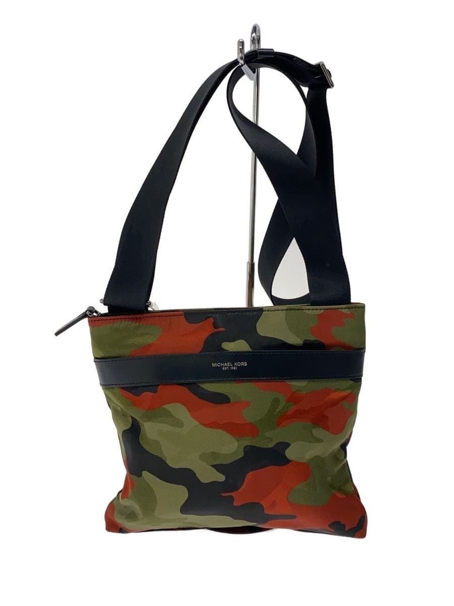 MICHAEL KORS Shoulder Bag Nylon KHK Camouflage M-1802