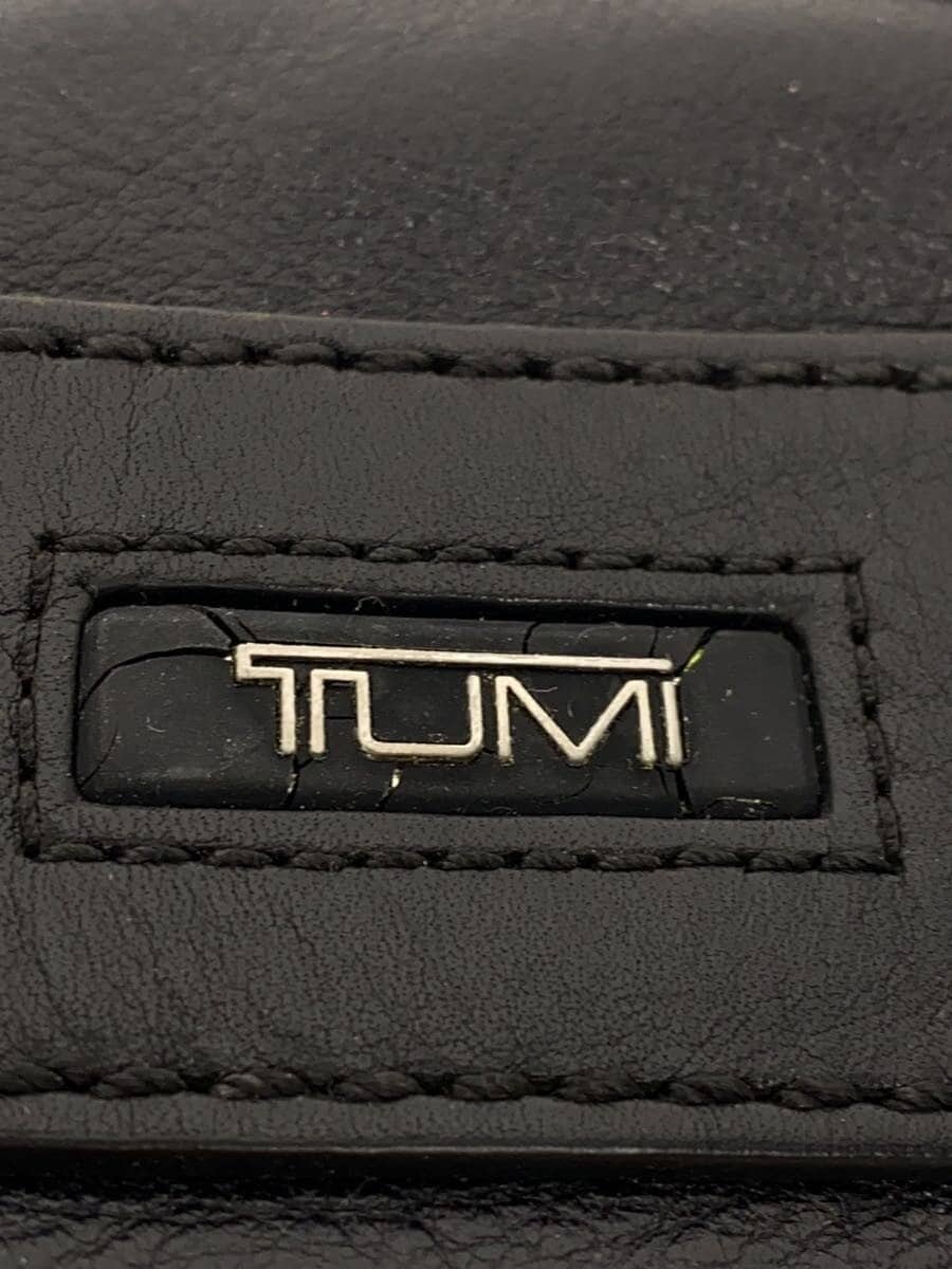 TUMI Briefcase Leather BLK 5