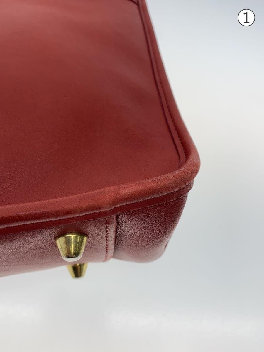 COACHOLD COACH Shoulder Bag Leather RED 9966 7