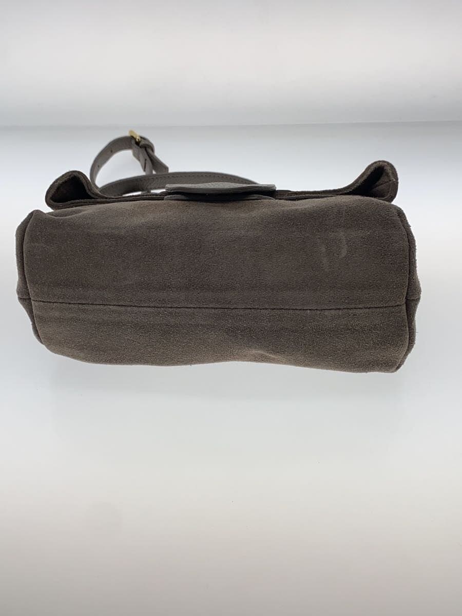 POPCORN Shoulder Bag Leather GRY 4