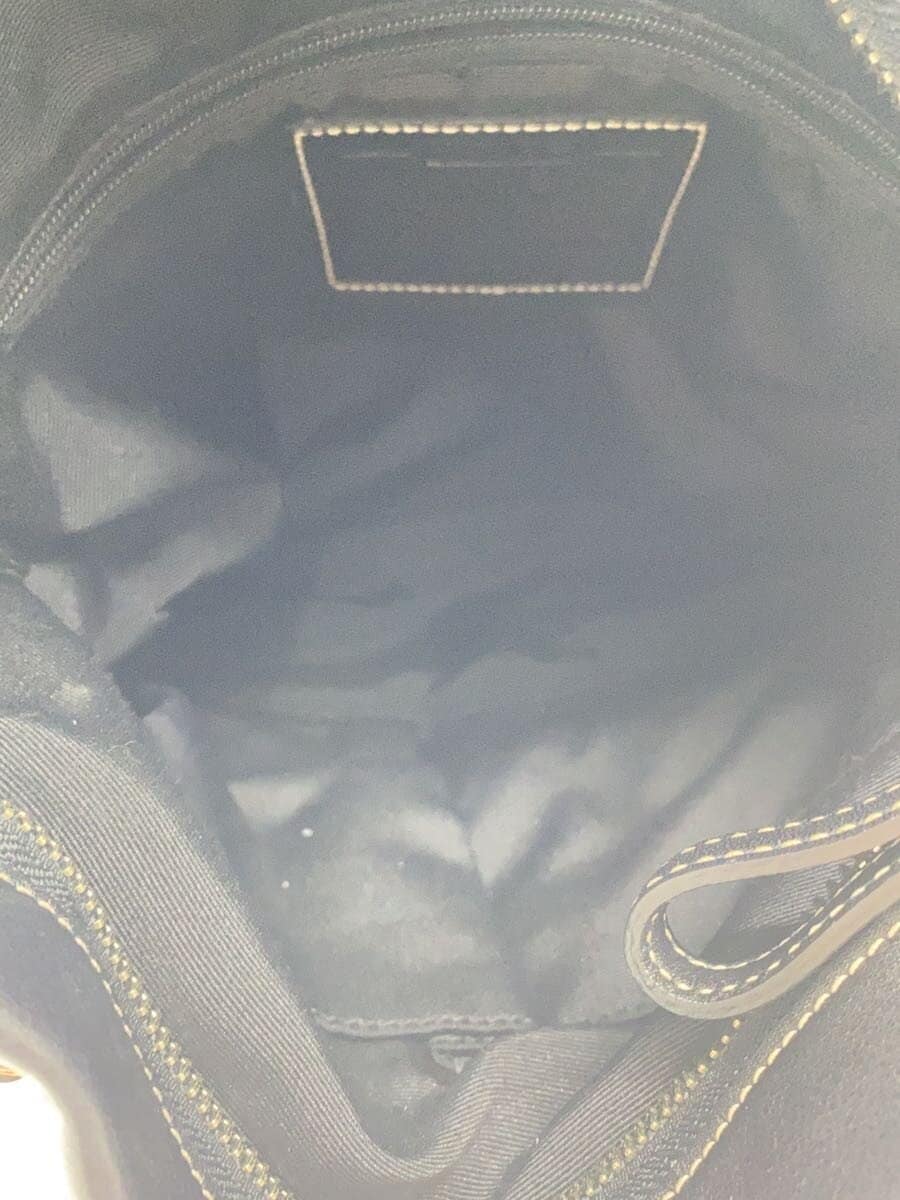 COACH Leather Soft Duffle_White Leather BLK 6