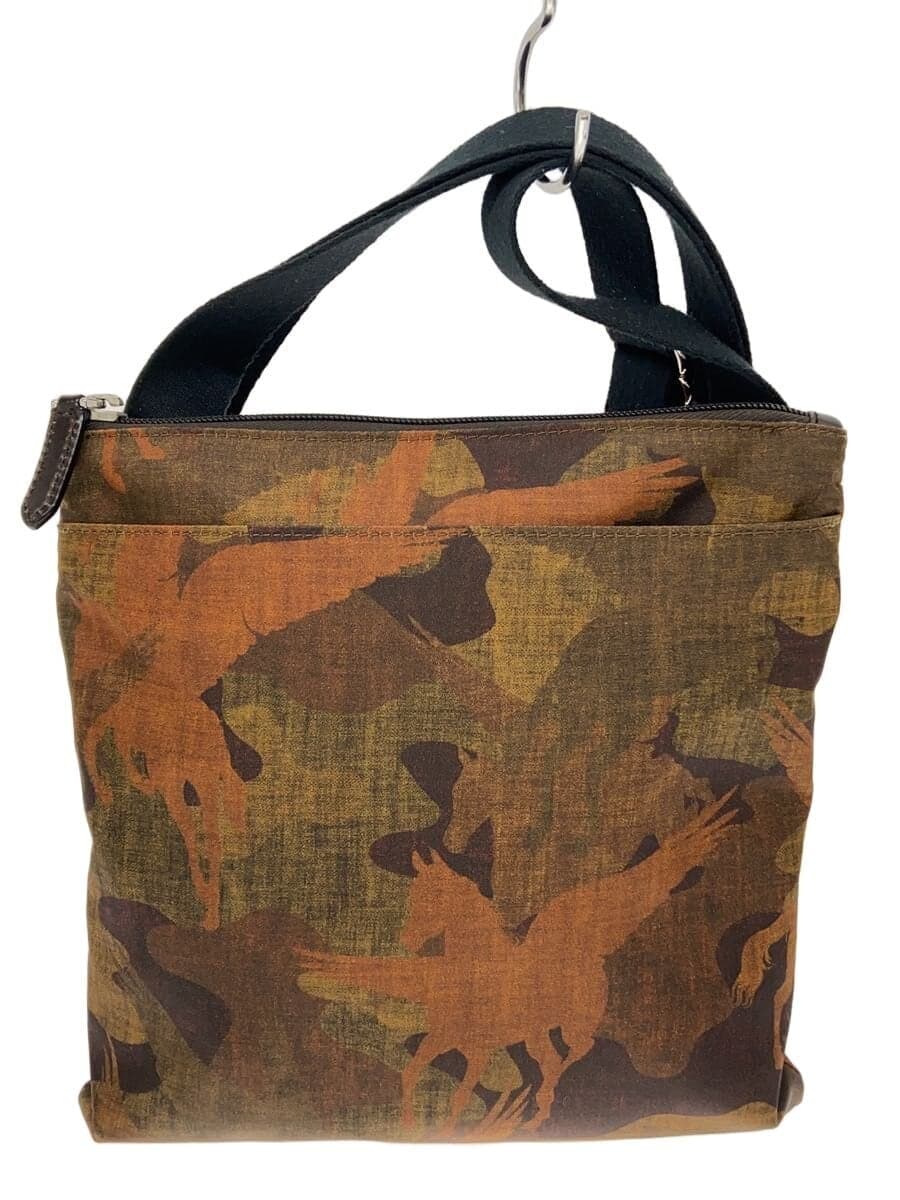 ETRO Shoulder Bag Nylon KHK Camouflage