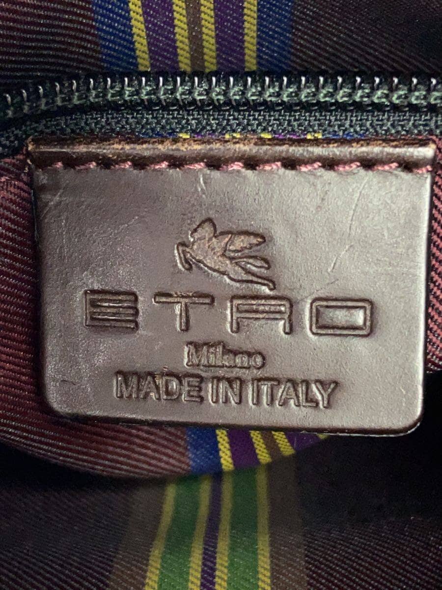 ETRO Shoulder Bag Nylon KHK Camouflage 5