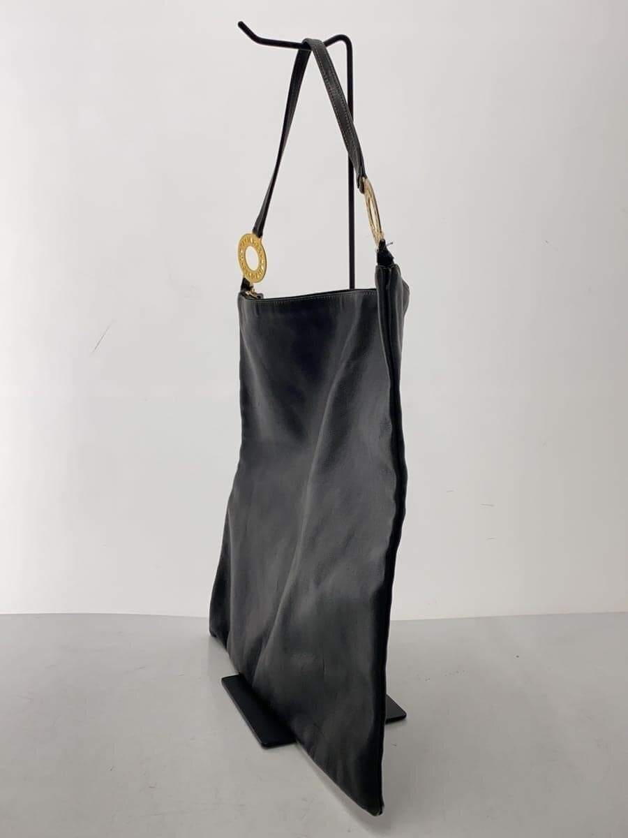 FENDI bag leather black plain 14594 2