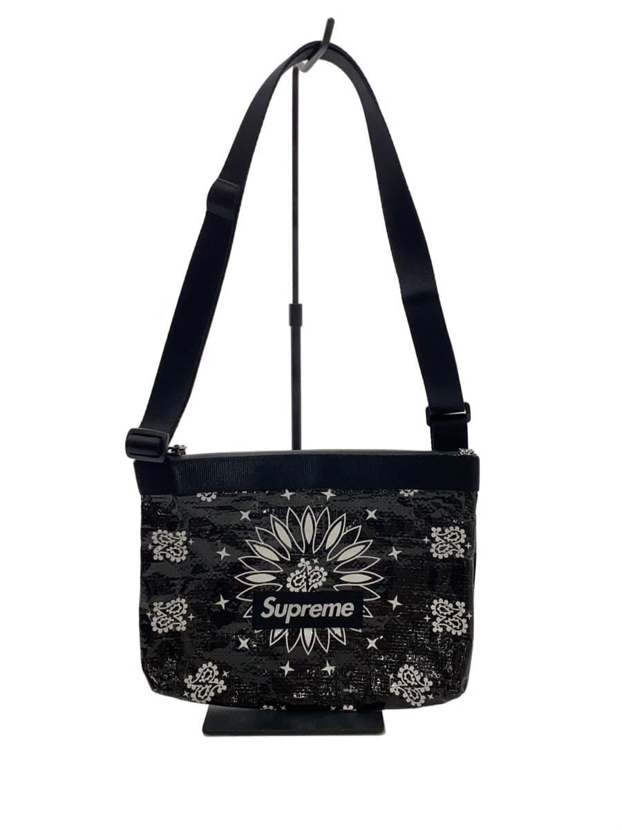 Supreme Shoulder Bag Polyester BLK Paisley