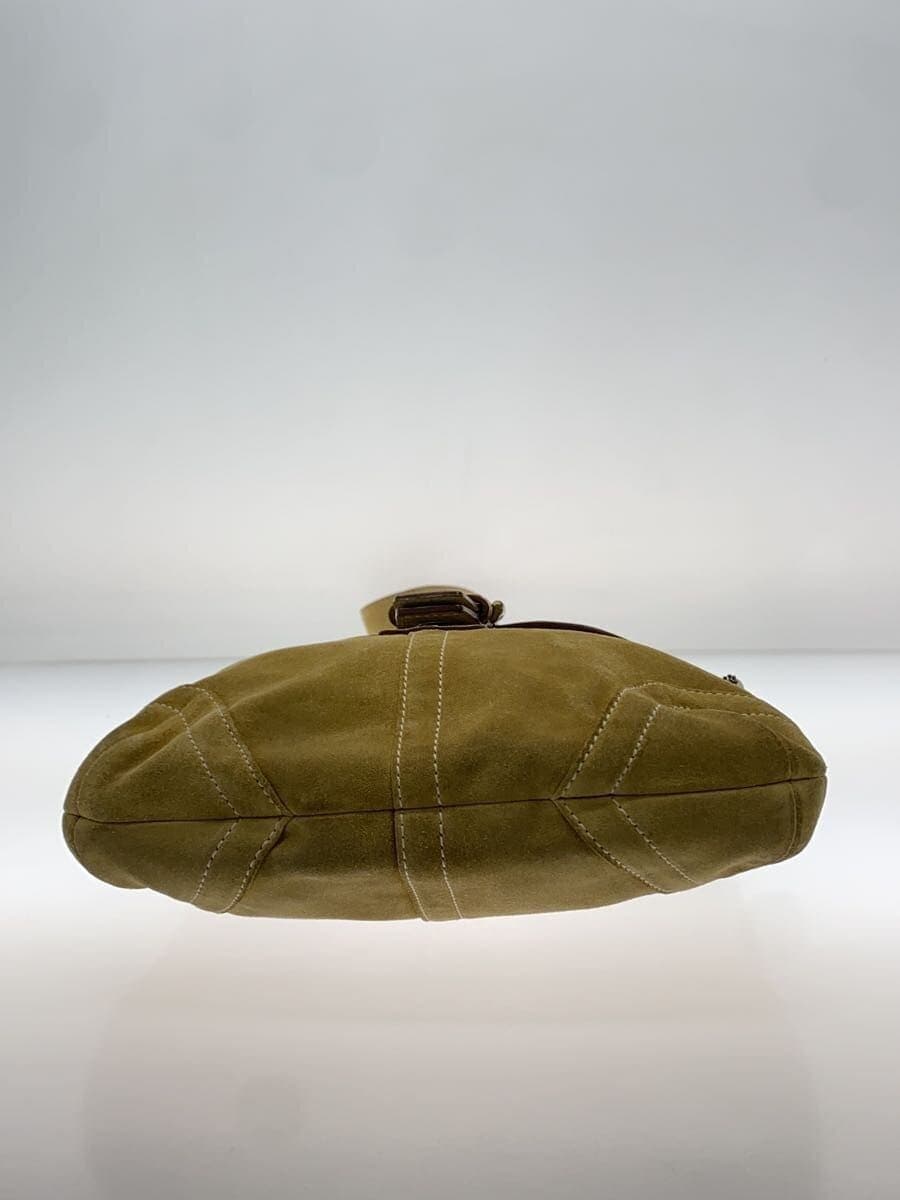 COACH Shoulder Bag Suede CML Plain 9678 4