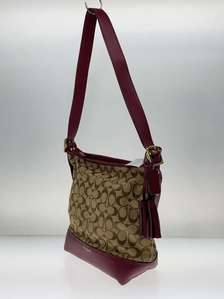 COACH Shoulder Bag Signature Canvas BRW 25380 2