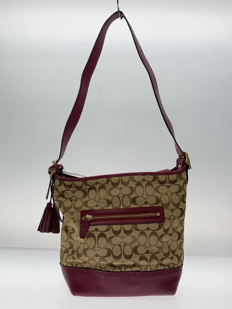 COACH Shoulder Bag Signature Canvas BRW 25380 3