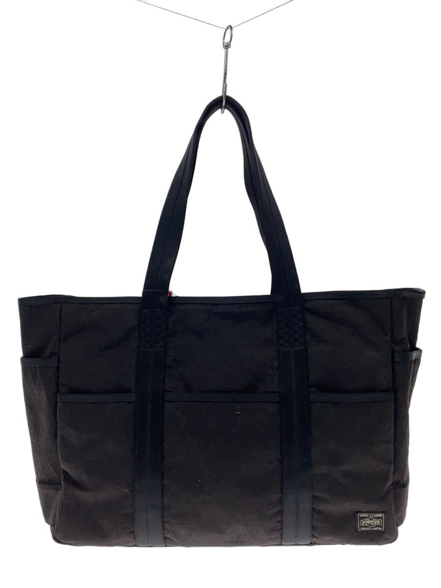 PORTER tote bag canvas BLK plain 737-07945