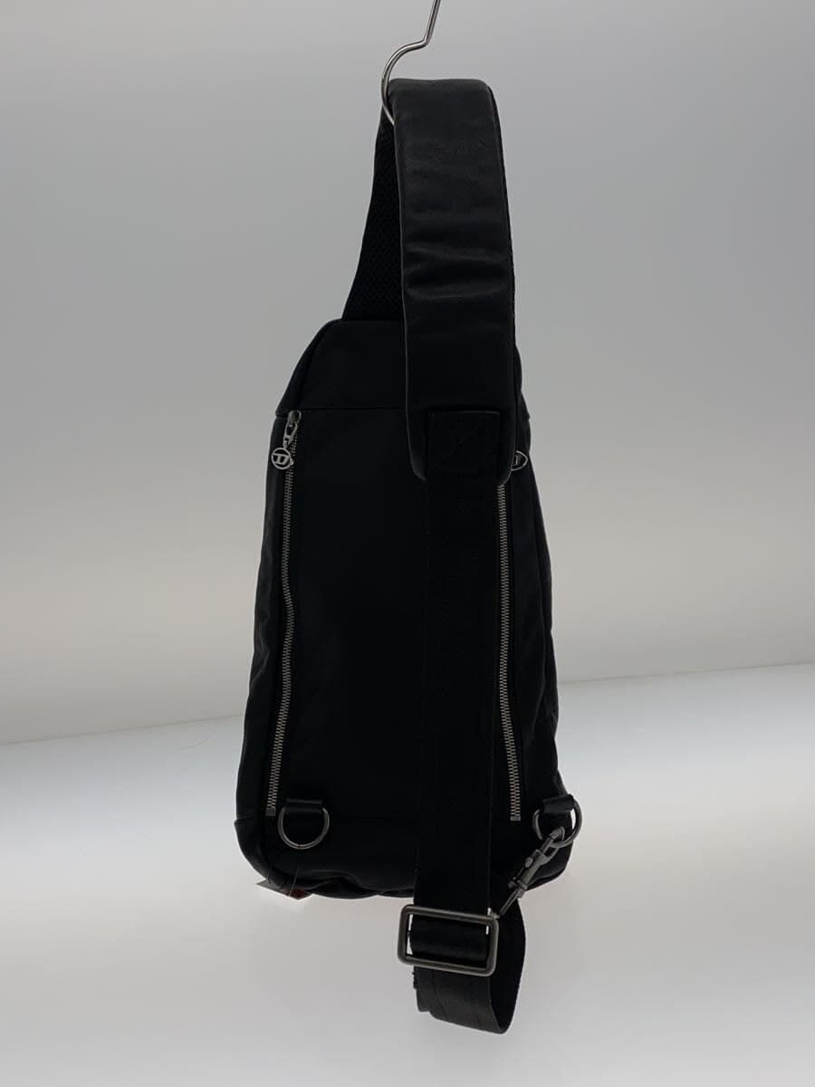 Diesel Fashion shoulder bag leather black plain 3