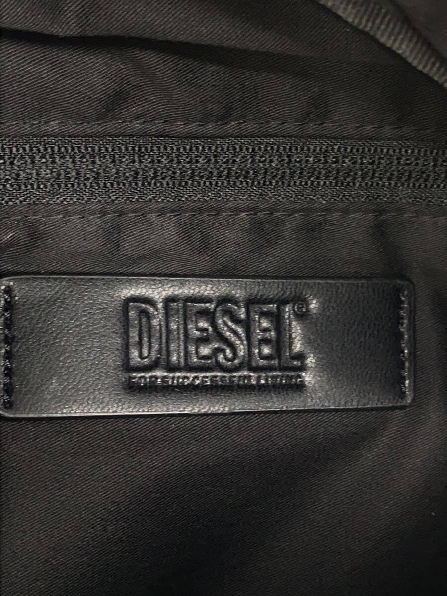 Diesel Fashion shoulder bag leather black plain 5