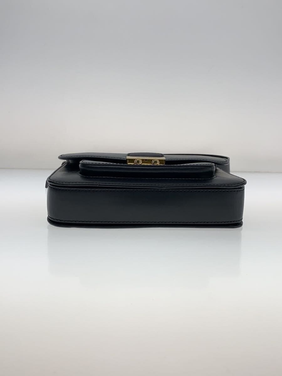 MICHAEL KORS Shoulder Bag Leather Black Plain 4