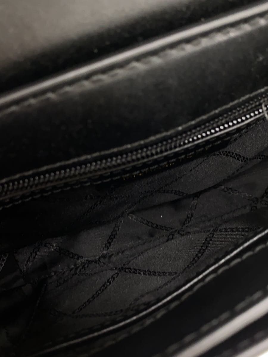 MICHAEL KORS Shoulder Bag Leather Black Plain 6