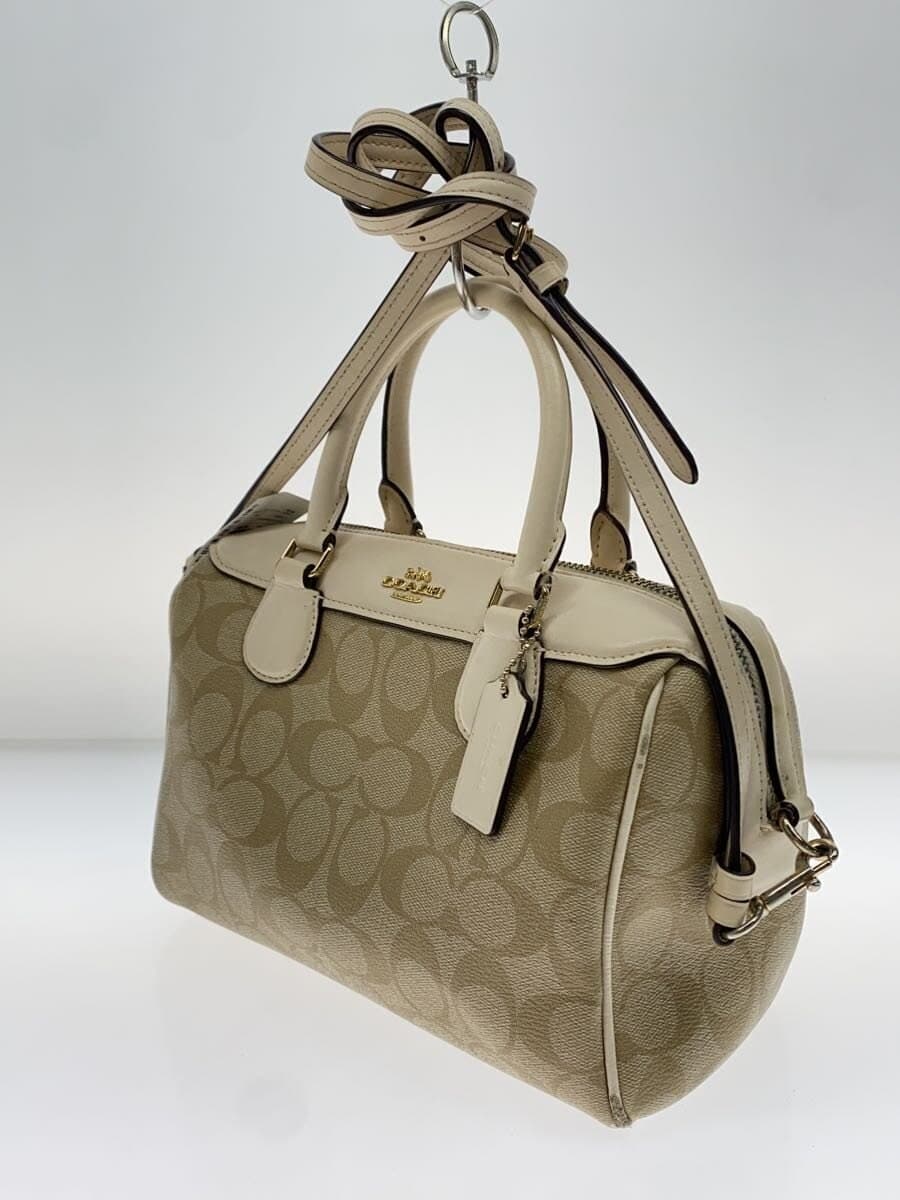 COACH shoulder bag leather CML all-over pattern 2