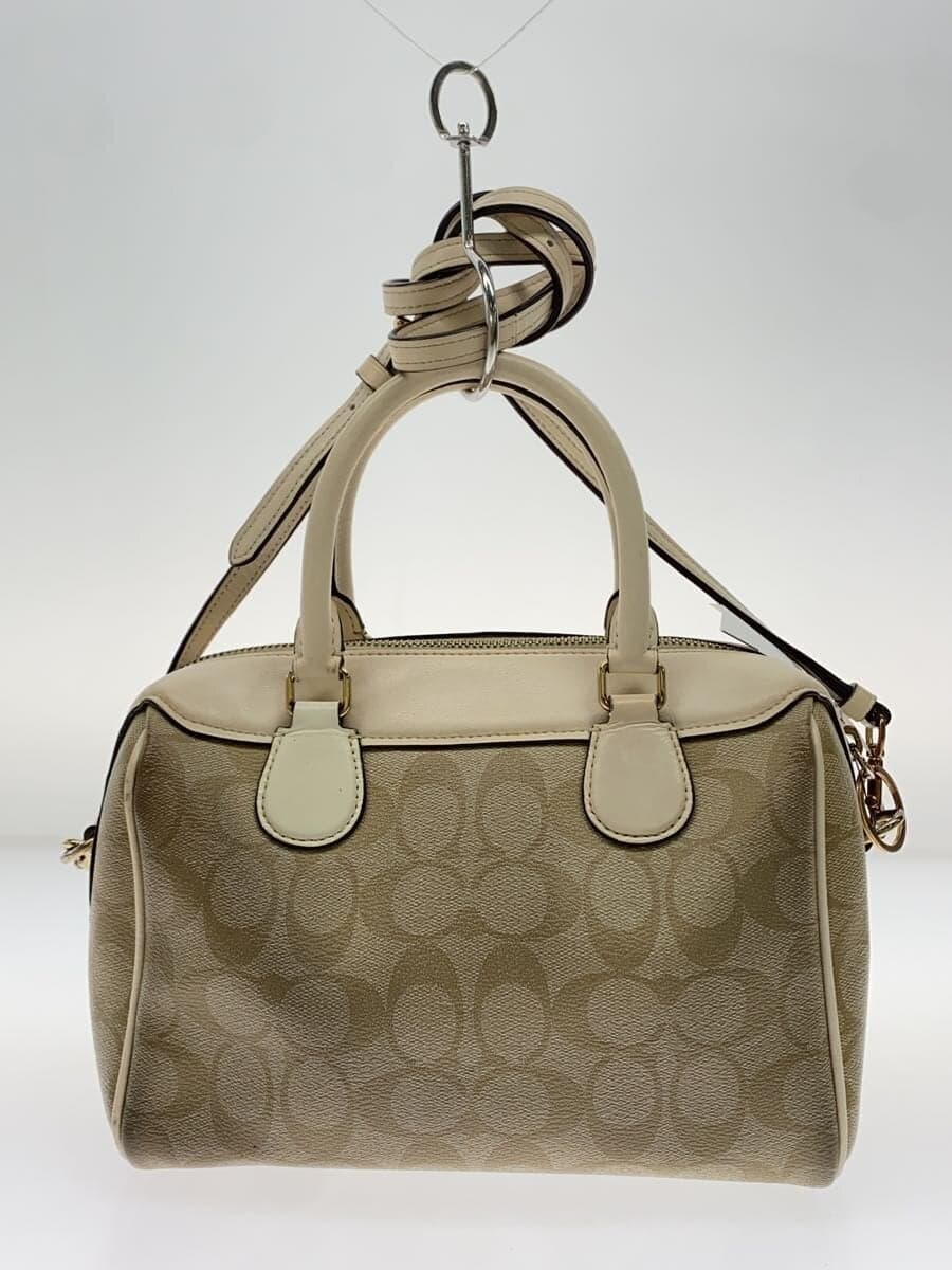 COACH shoulder bag leather CML all-over pattern 3