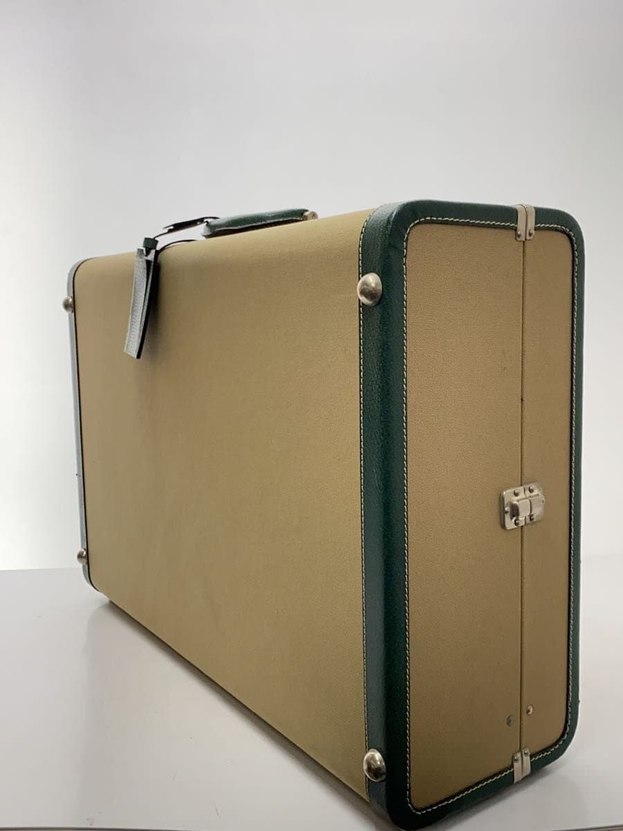 PRADA Attache Case Canvas BEG Plain 2