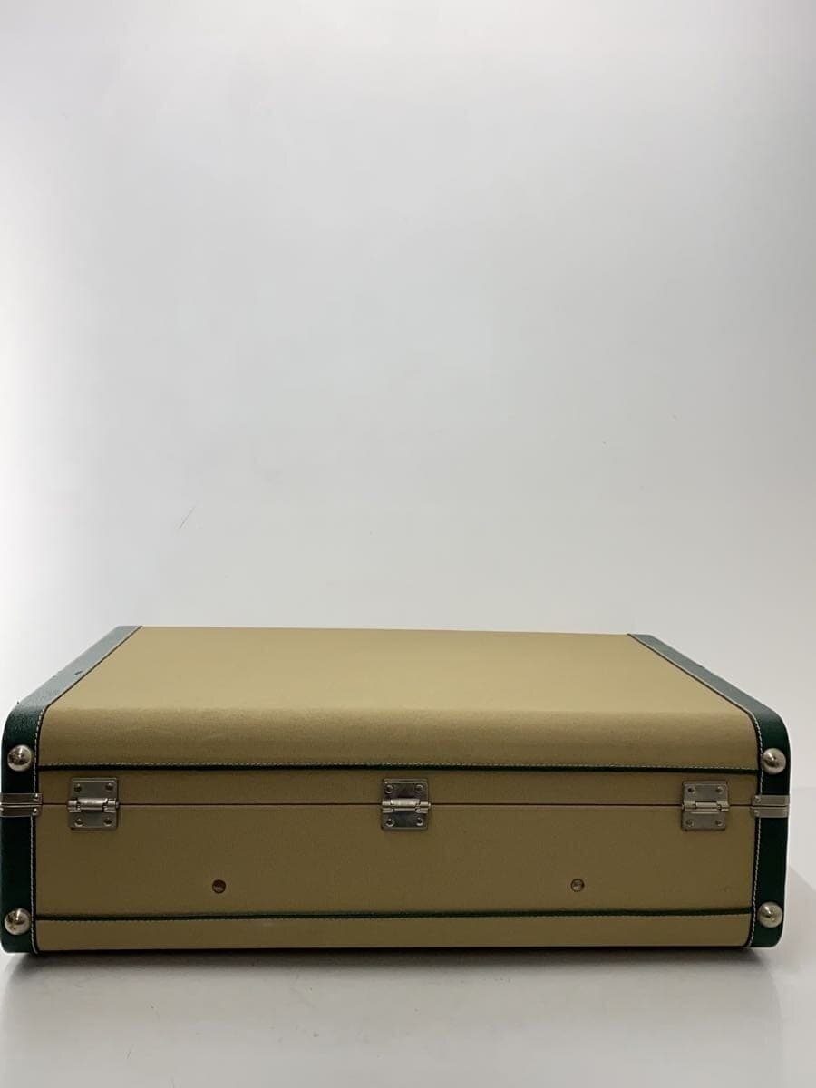 PRADA Attache Case Canvas BEG Plain 4