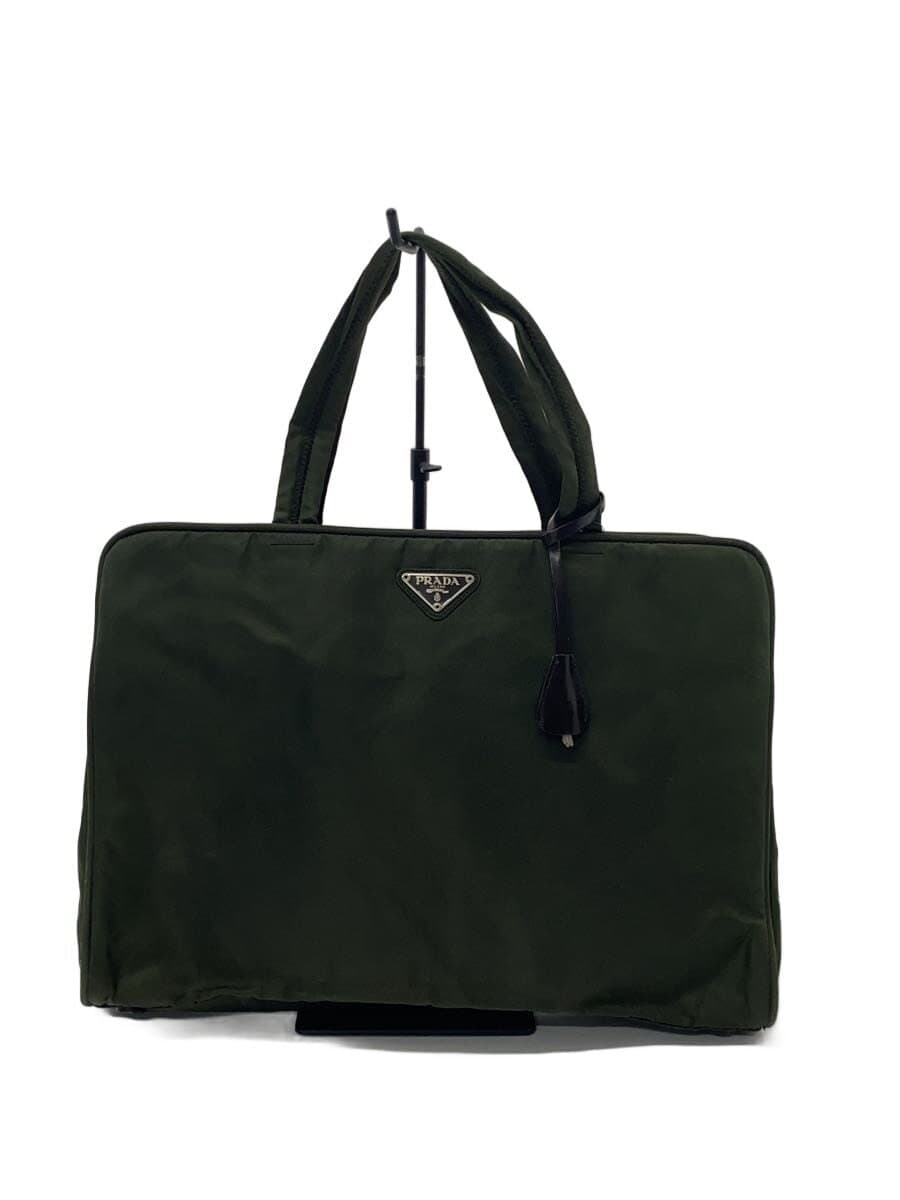 PRADA handbag nylon KHK