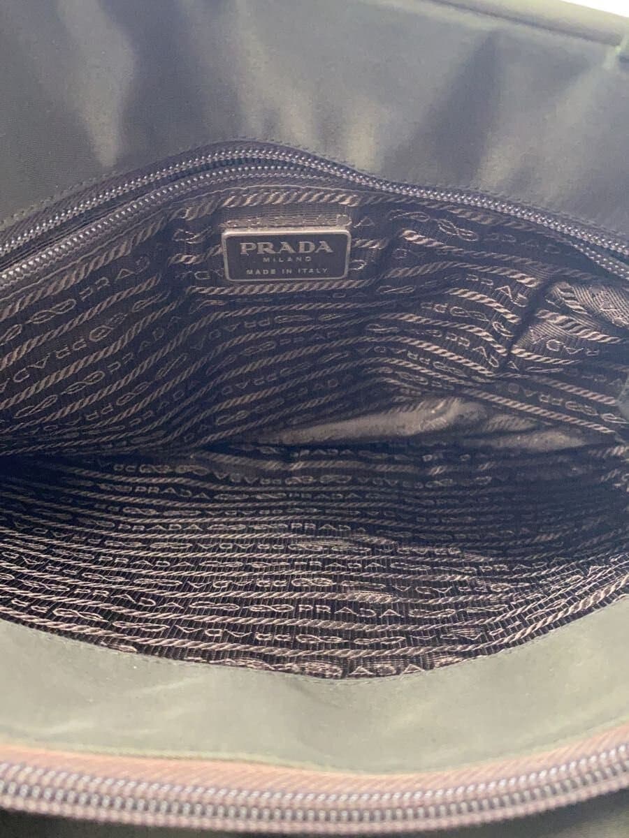 PRADA handbag nylon KHK 6