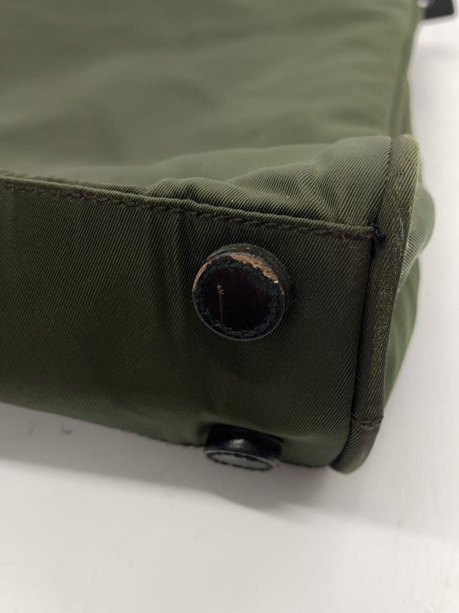 PRADA handbag nylon KHK 8