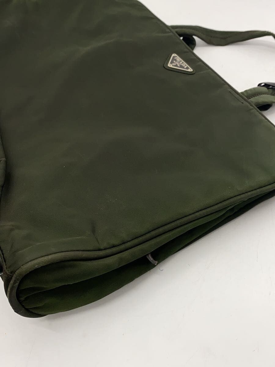 PRADA handbag nylon KHK 9