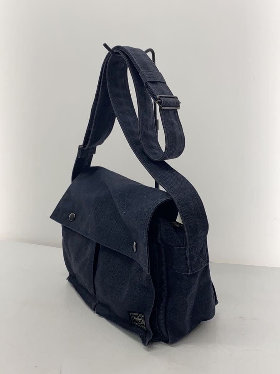 PORTER shoulder bag -- NVY plain 592-06582 2