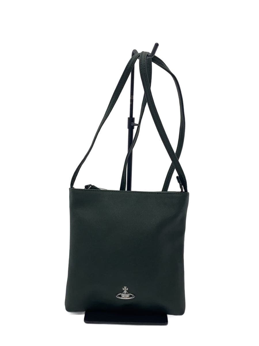 Vivienne Westwood shoulder bag leather GRN solid color