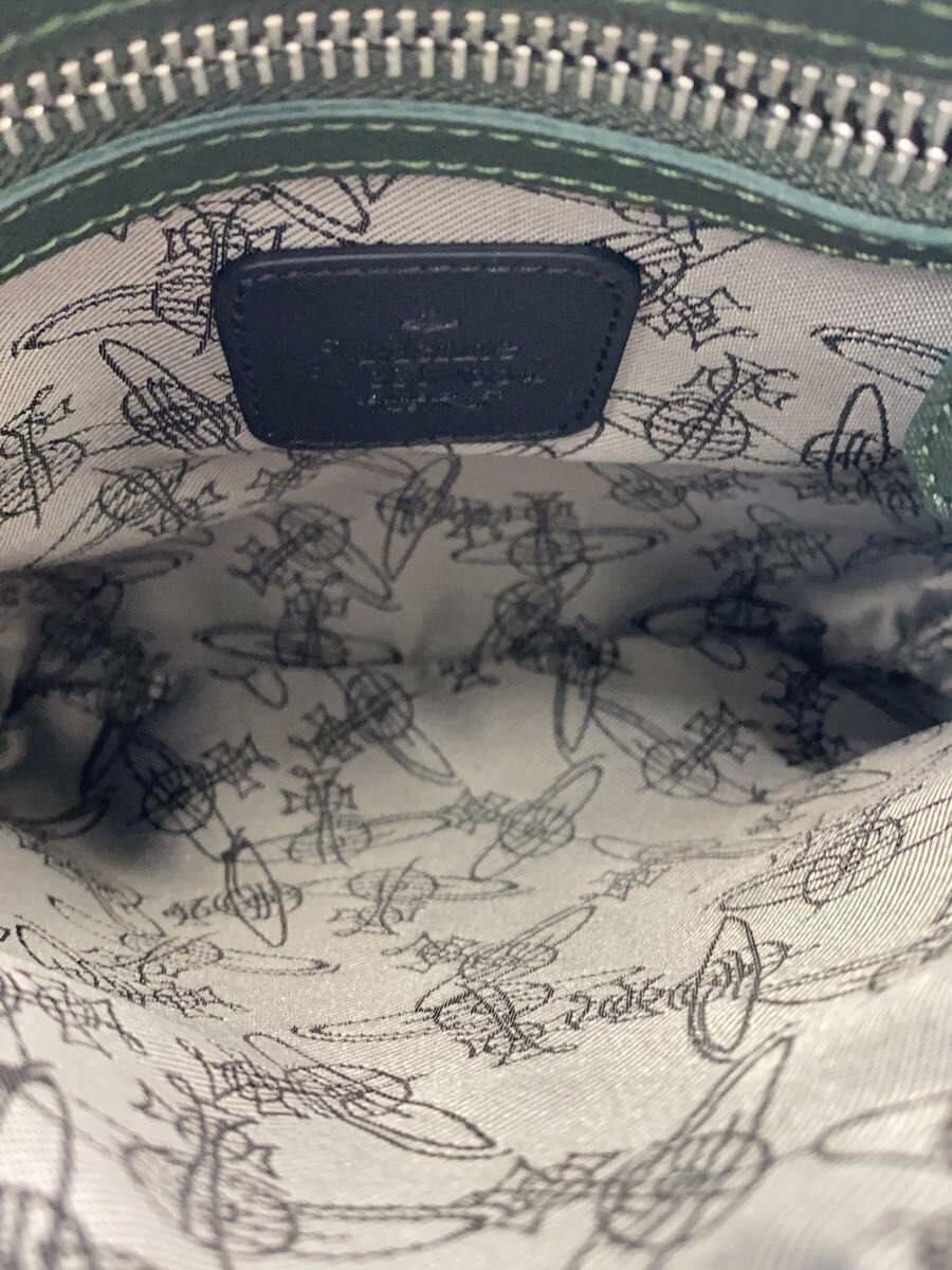 Vivienne Westwood shoulder bag leather GRN solid color 6