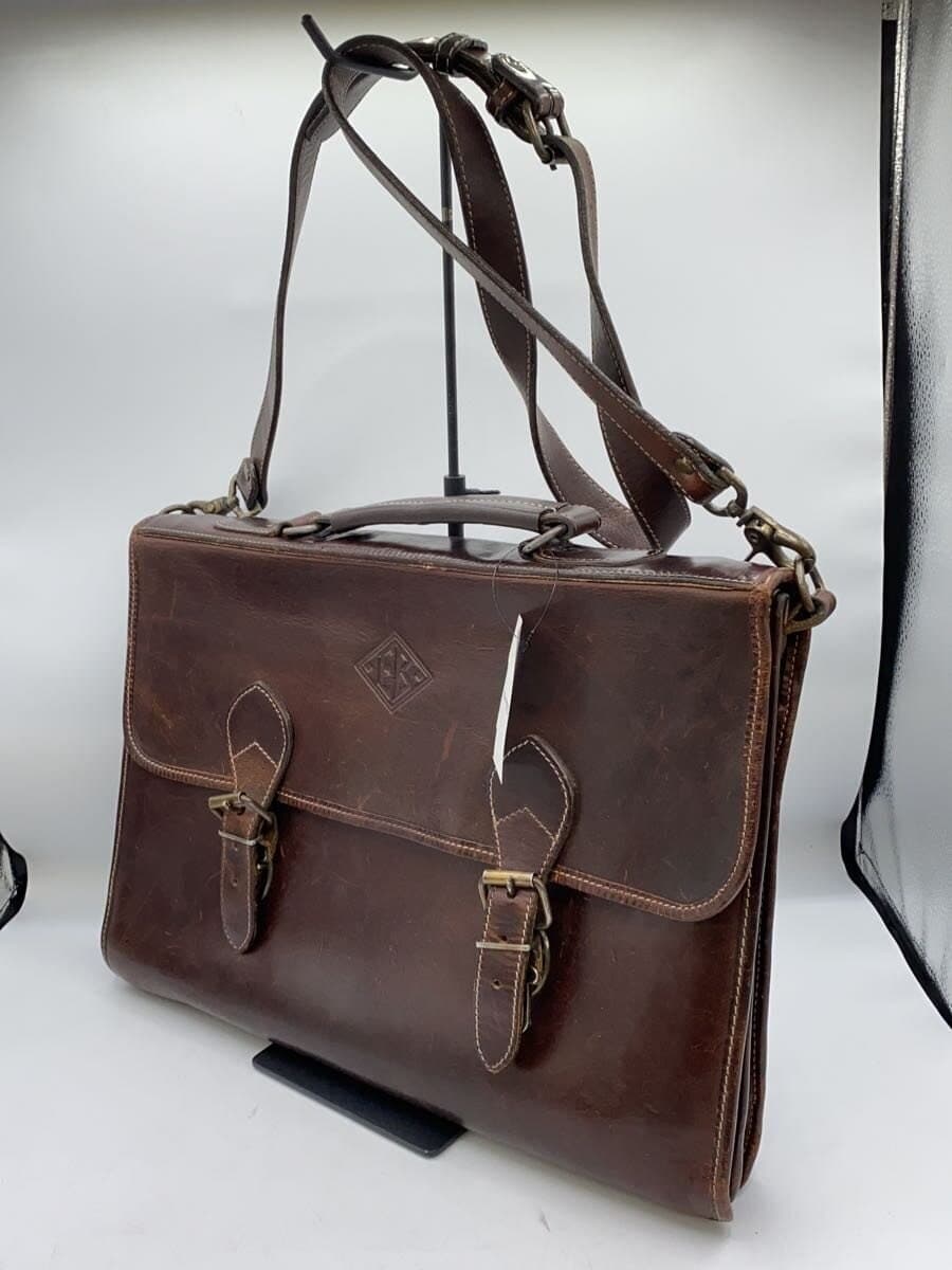 EDDIE BAUER Shoulder Bag Leather BRW Solid 2