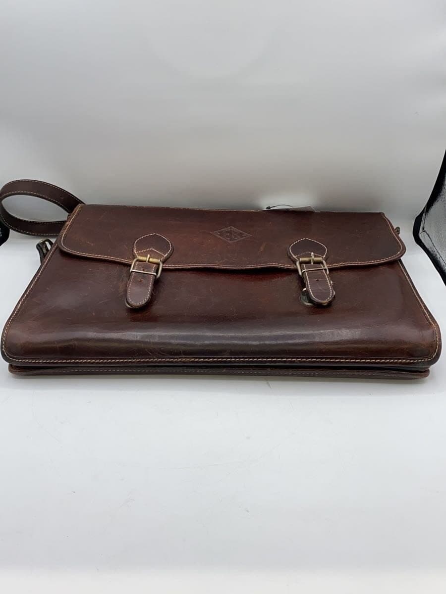 EDDIE BAUER Shoulder Bag Leather BRW Solid 4